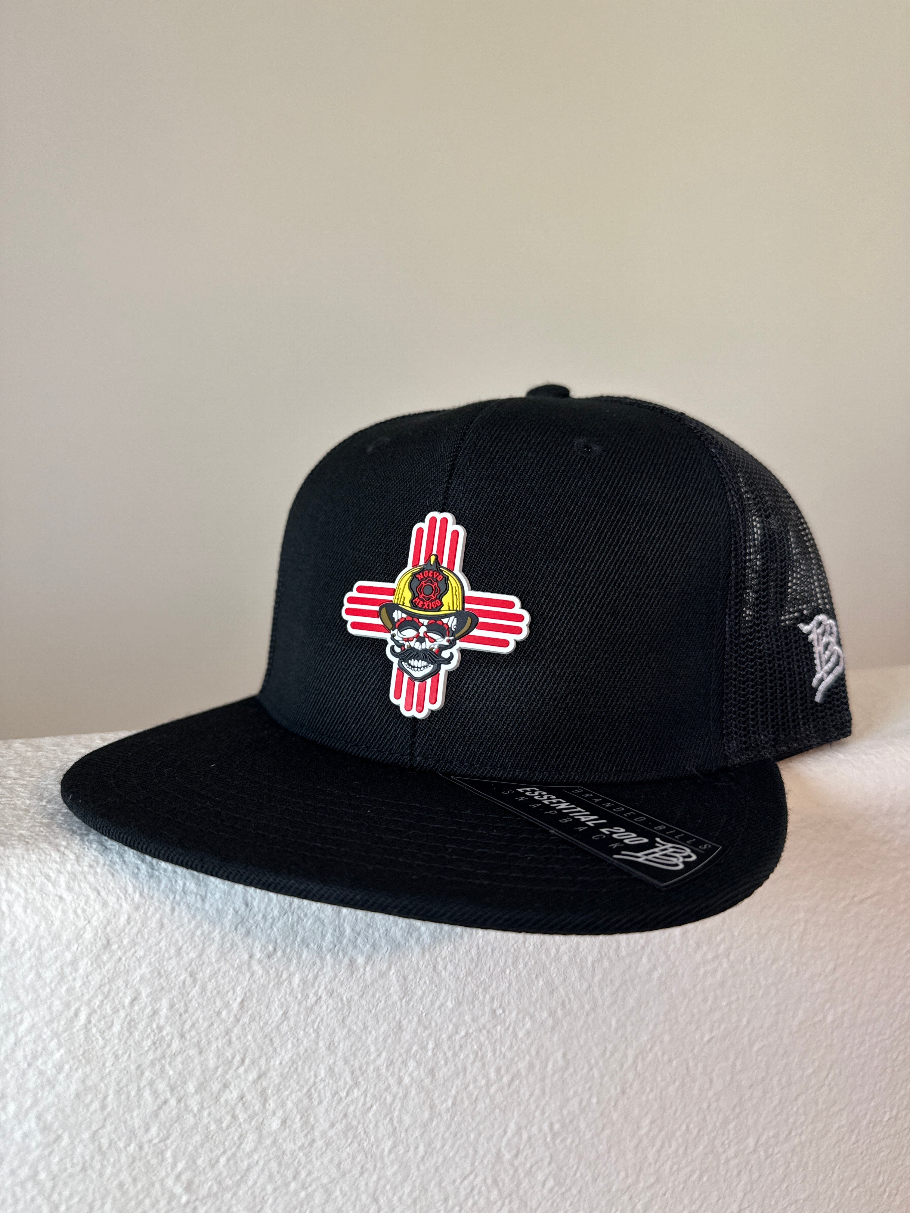 Branded Bills Flat Bill Hat w/ Custom PVC Patch