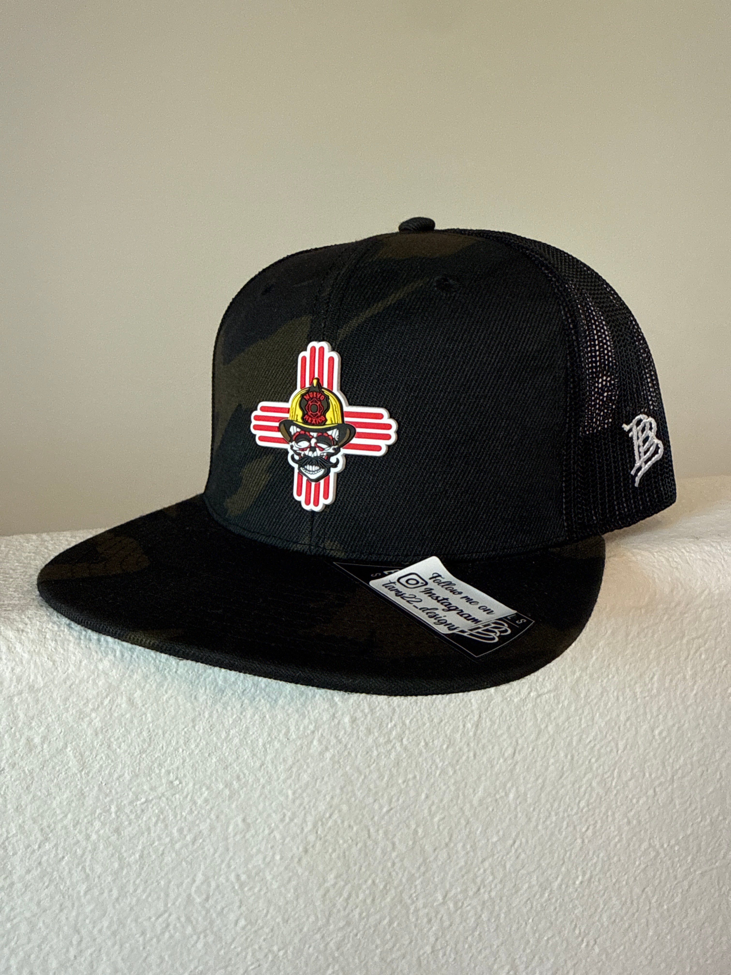 Branded Bills Flat Bill Hat w/ Custom PVC Patch