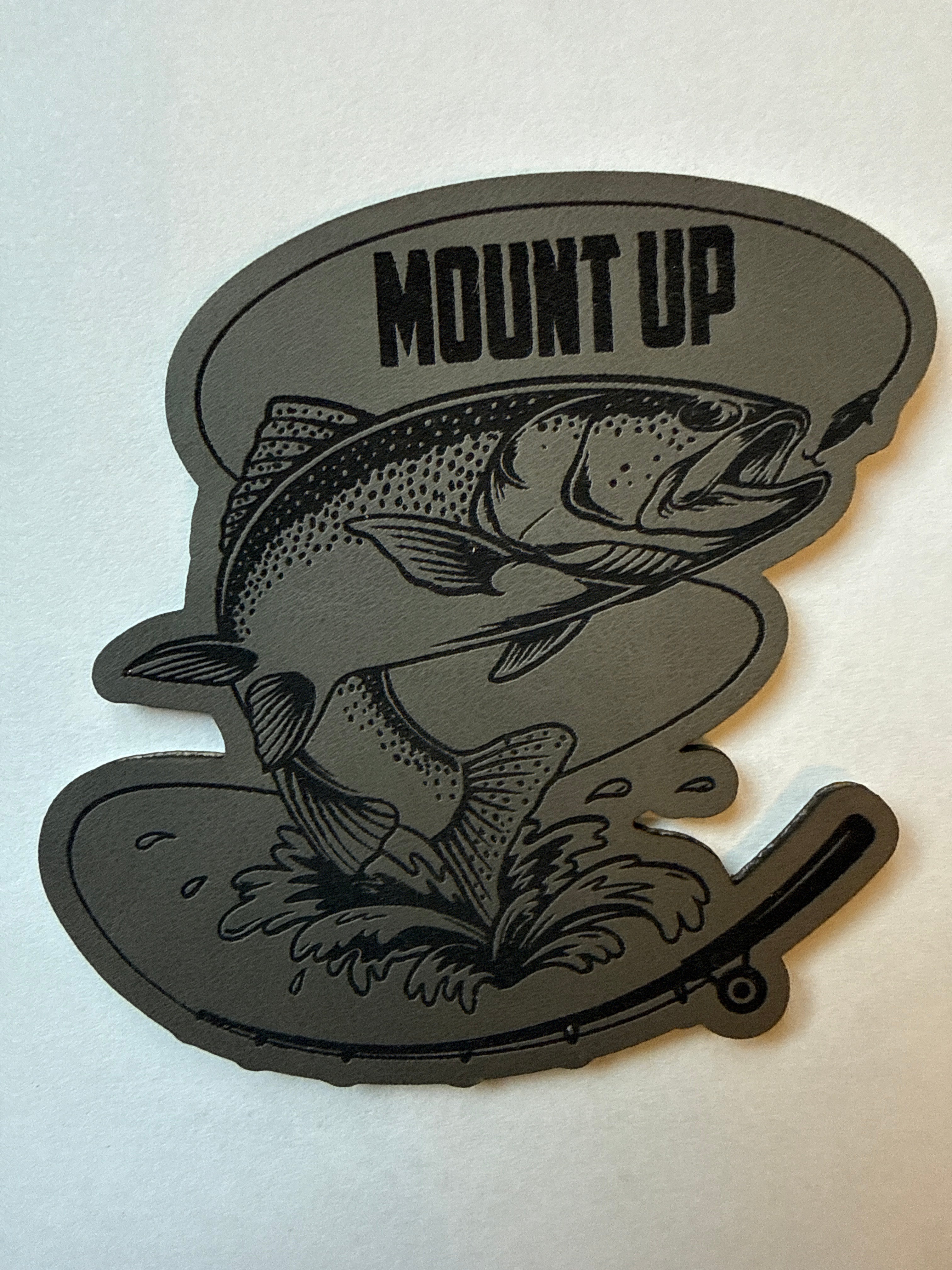 Custom Leather Engraved Patch