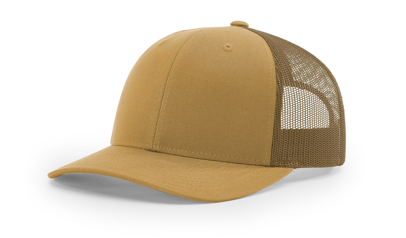 Richardson_112_solid amber_hat_with_custom_leather_patch
