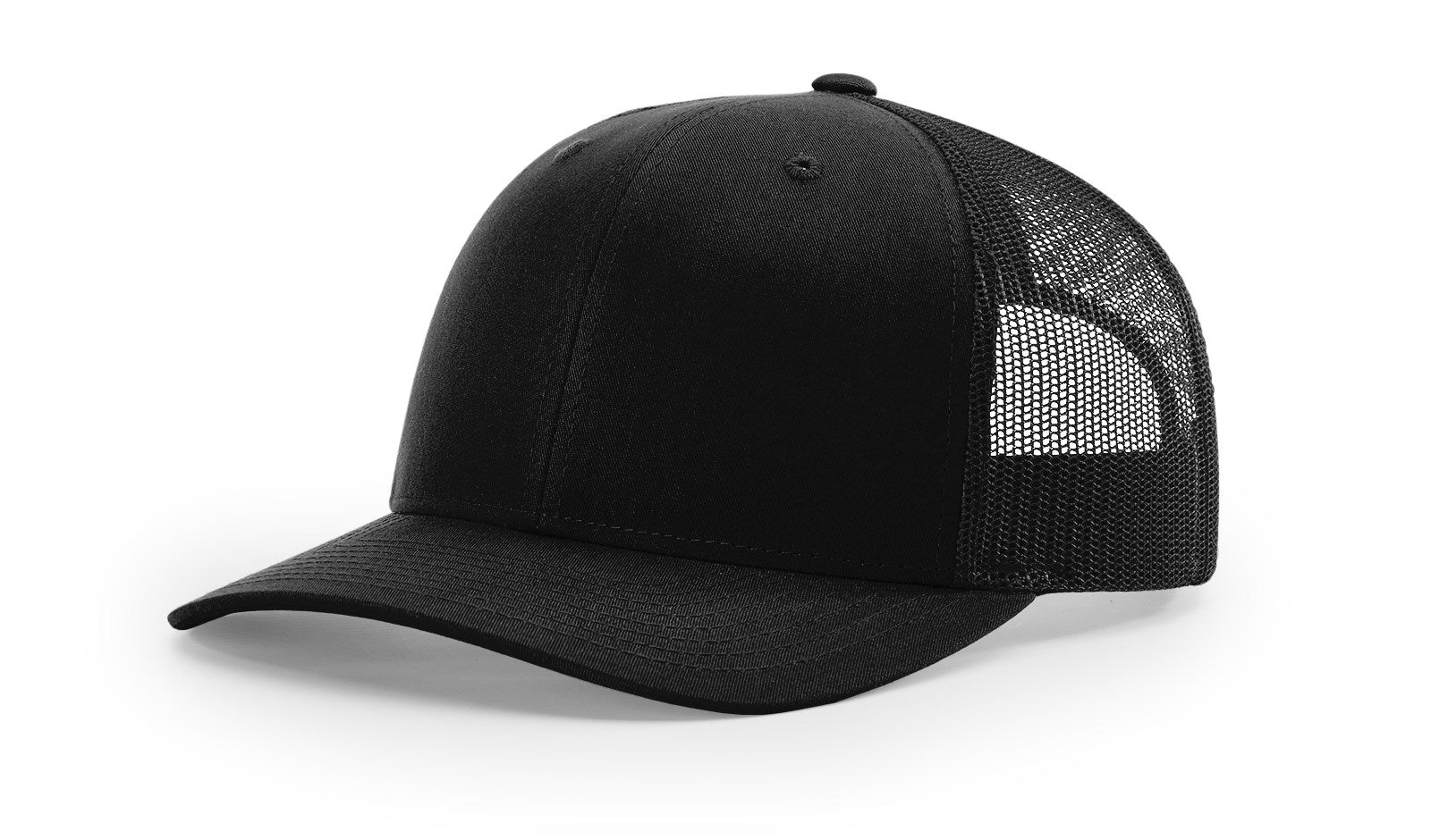 Richardson_112_black_hat_with_custom_leather_patch