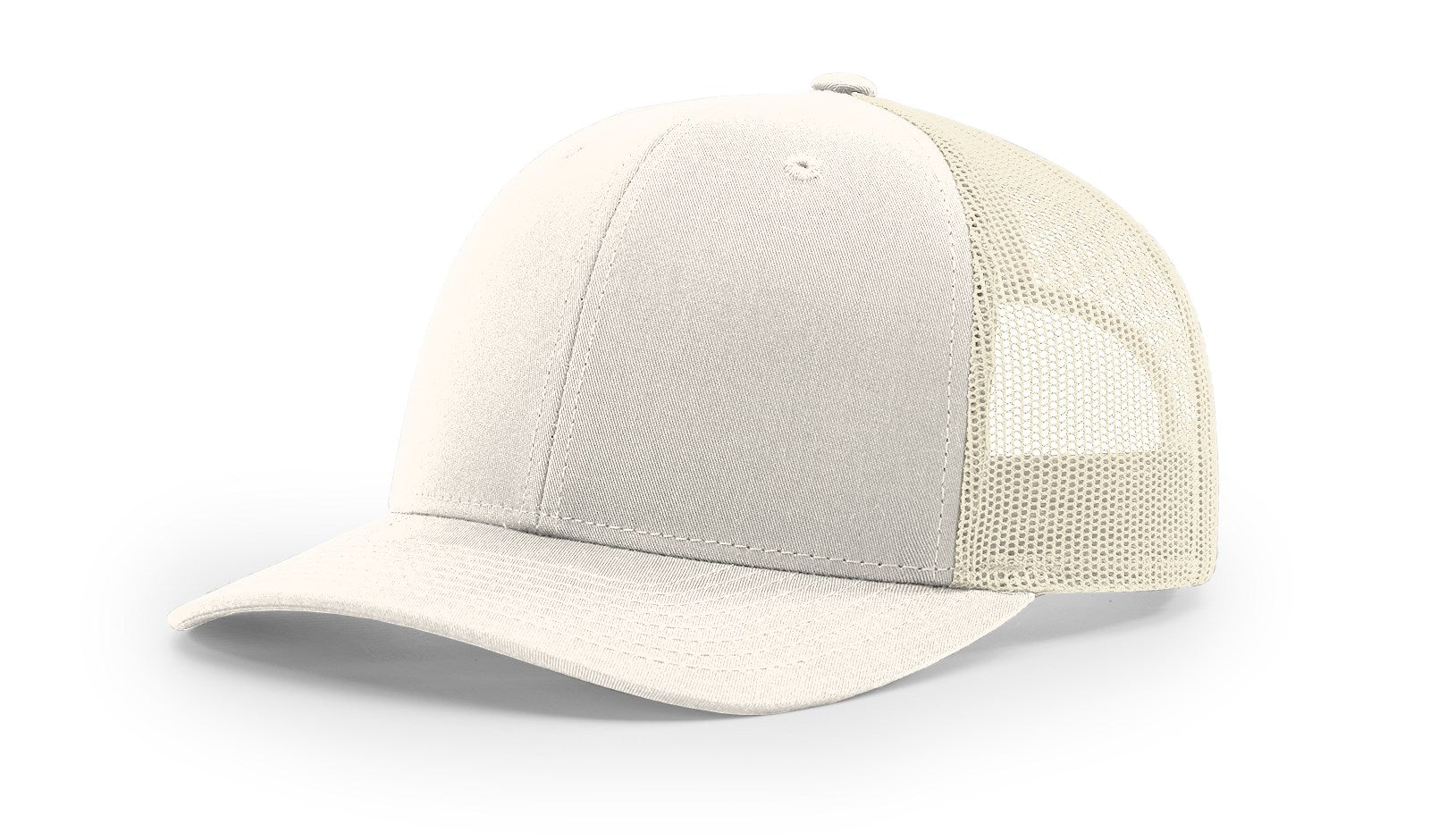 Richardson_112_solid cream_hat_with_custom_leather_patch